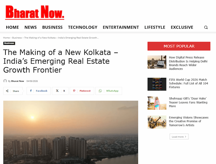 The Making of a New Kolkata – India’s Emerging Real Estate Growth Frontier